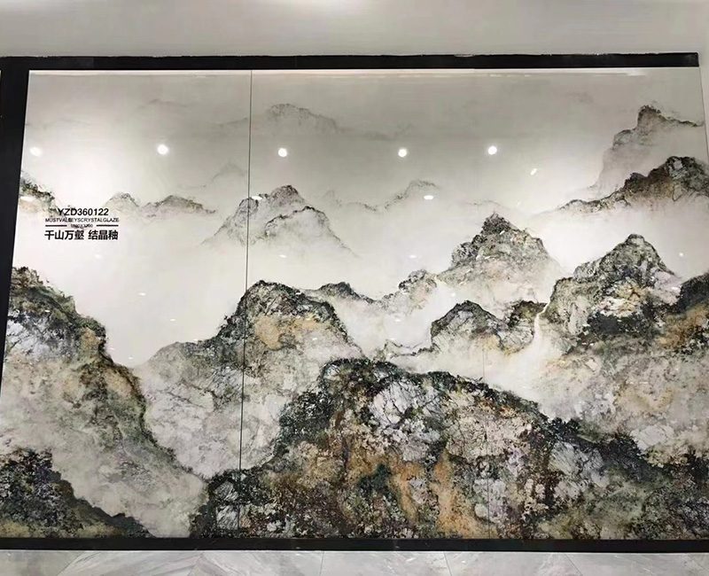 微晶石背景墻案例